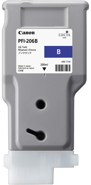 Original Canon PFI206B | 5311B001 Tinte Blau ( 11.2025 )