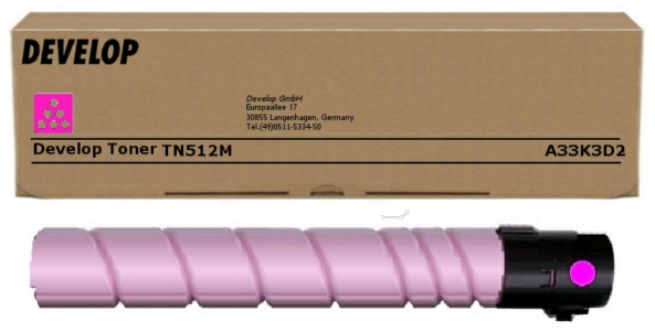 Original Develop TN512 M | A33K3D2 Toner Magenta