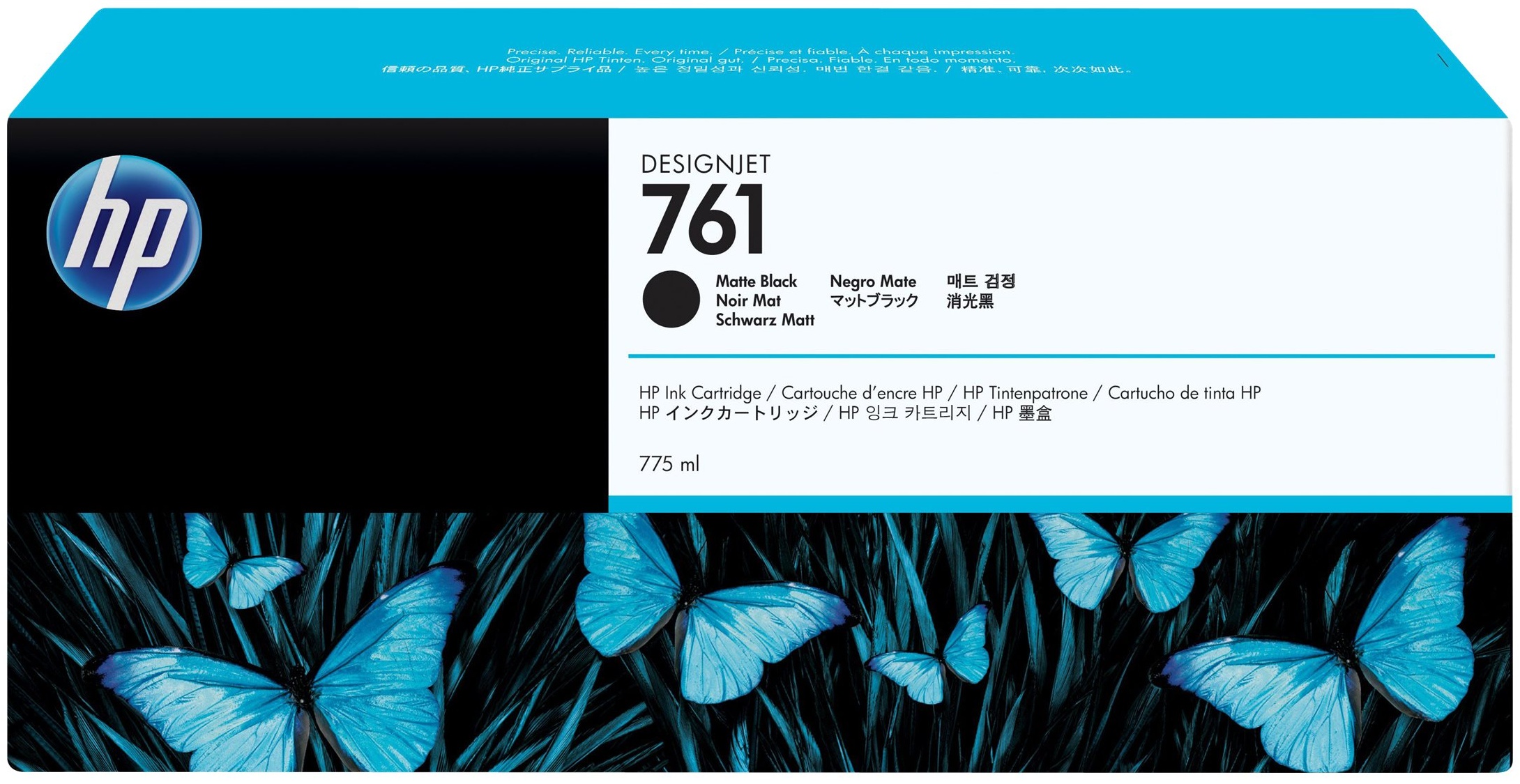 Original HP 761 | CM997A Tinte Matt Schwarz XL ( 2024 )