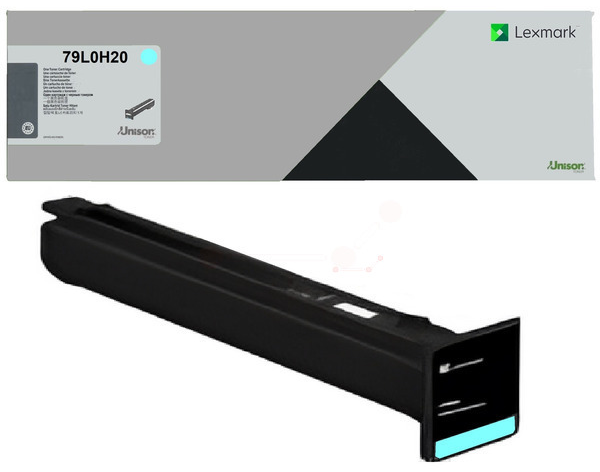 Original Lexmark 79L0H20 Toner Cyan XL