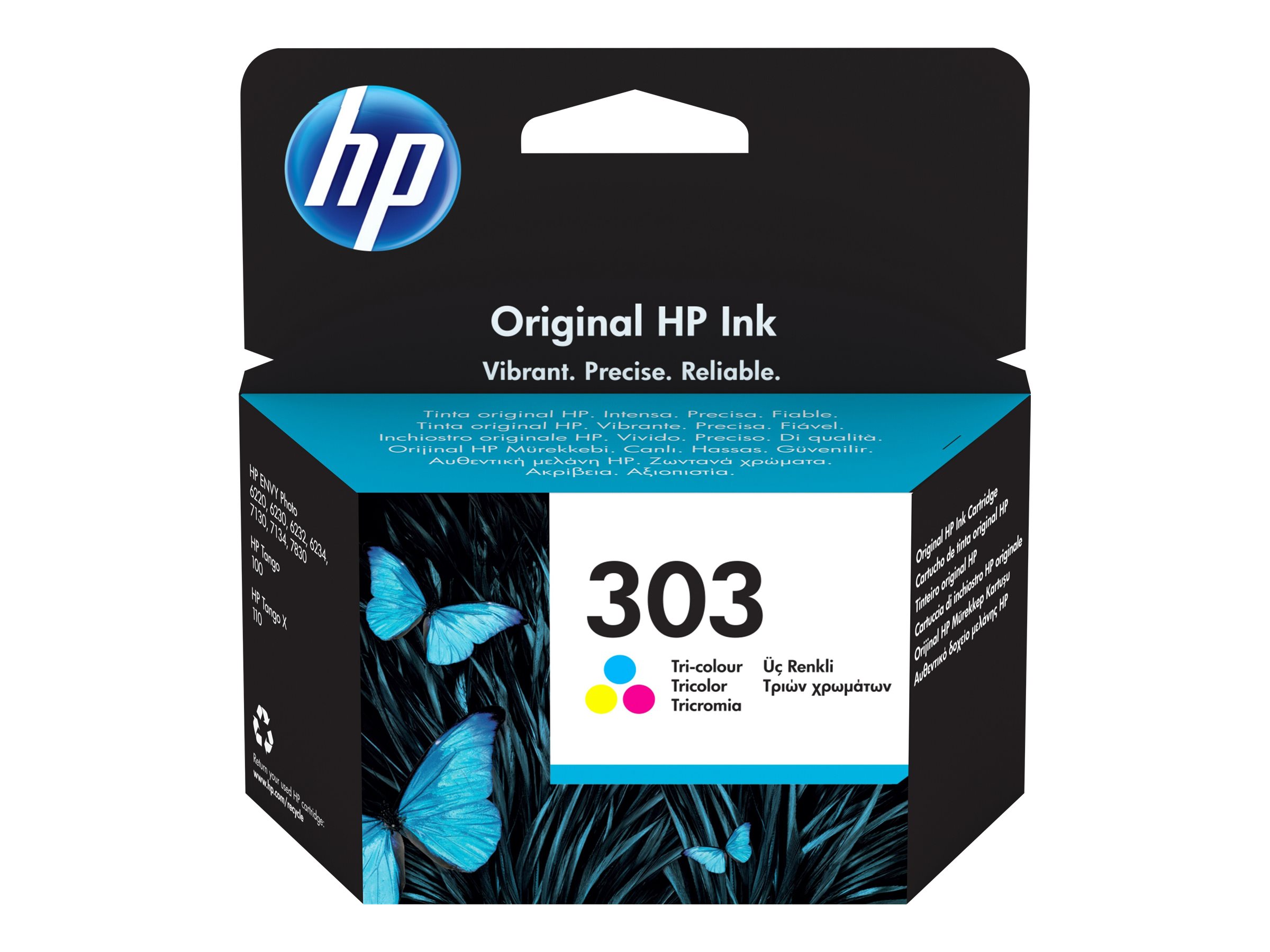 Original HP 303 | T6N01AE Tinte C/M/Y