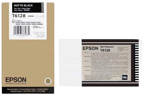 Original Epson T6128 | C13T61280N Tintenpatrone Matt Schwarz