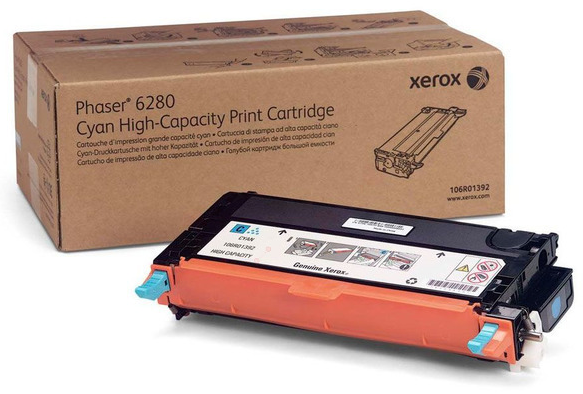 Original Xerox 106R01392 Toner Cyan XL