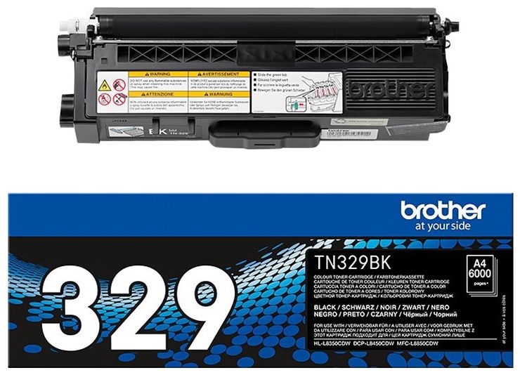 Original Brother TN329BK Toner Schwarz XXL