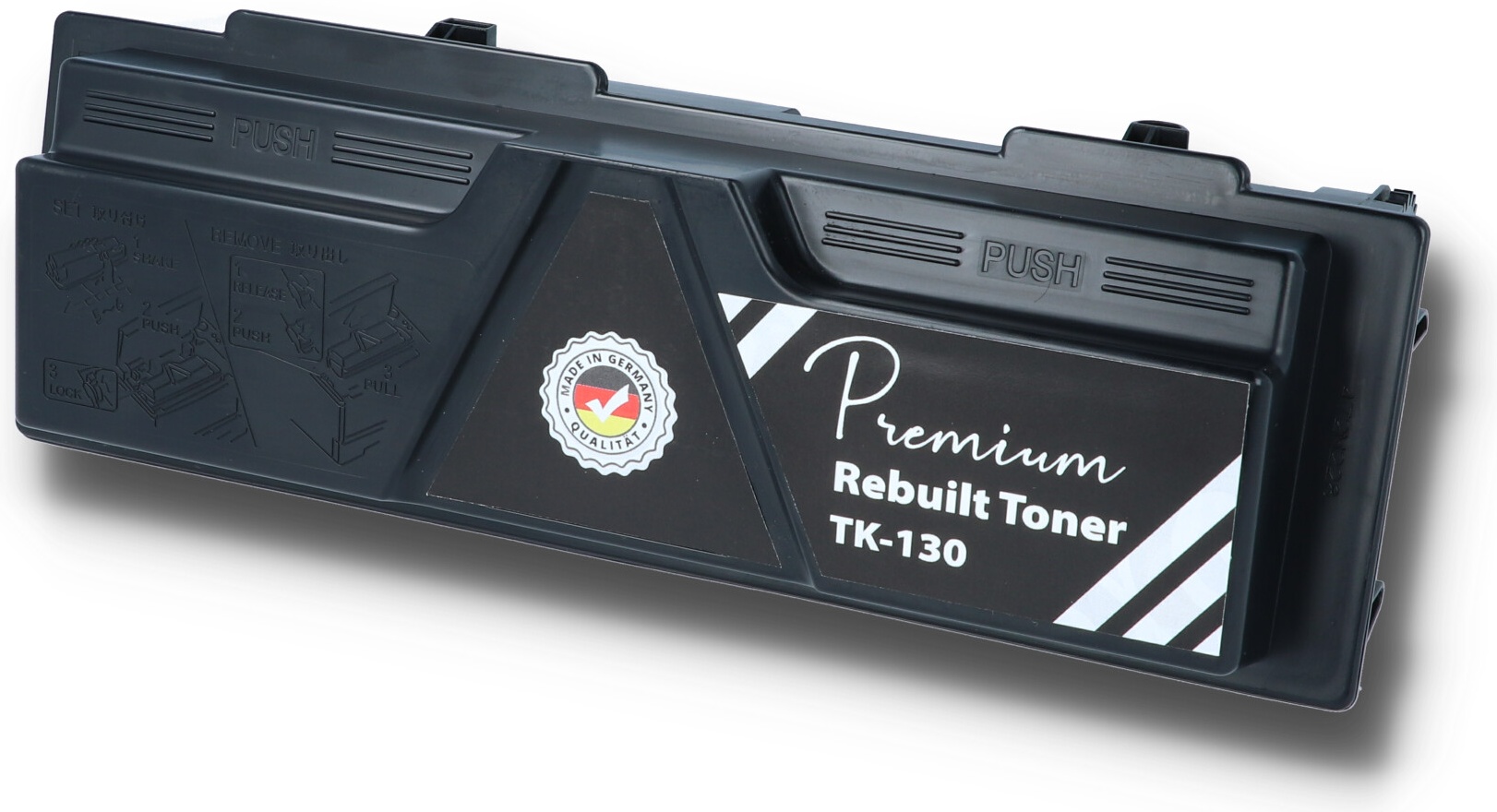 Tonoo® Toner ersetzt Kyocera TK130 | 1T02HS0EUC Schwarz