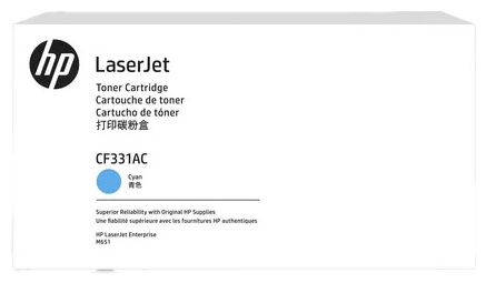 Original HP CF331A | CF331AC | 654A Toner Cyan