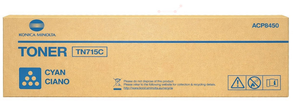 Original Konica Minolta TN715C | ACP8450 Toner Cyan