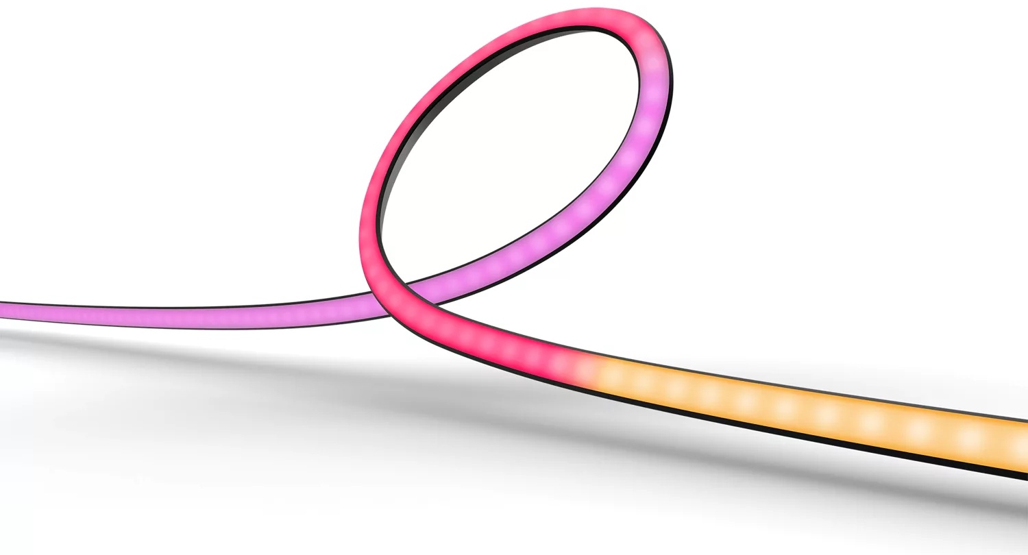 Philips Hue Play Gradient Lightstrip ab 75 Zoll LED-Streifen | Farbig | Schwarz