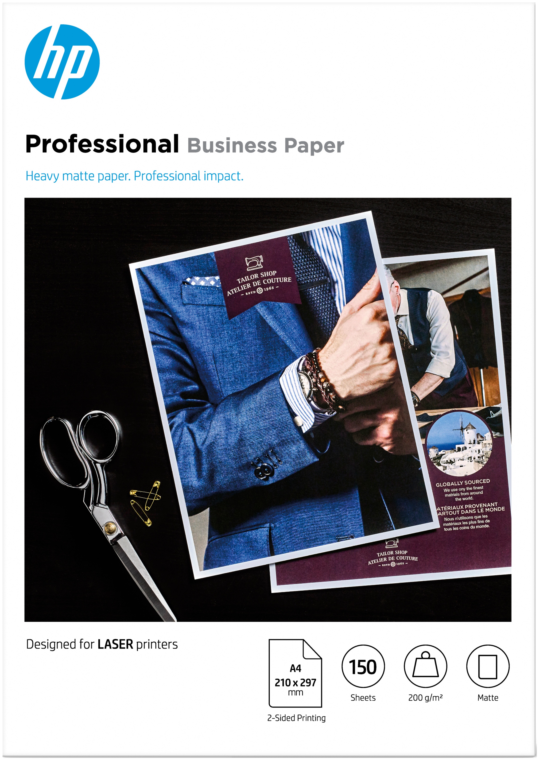 HP Fotopapier 7MV80A Matt | A4 | 200 g/m² | 150 Blatt
