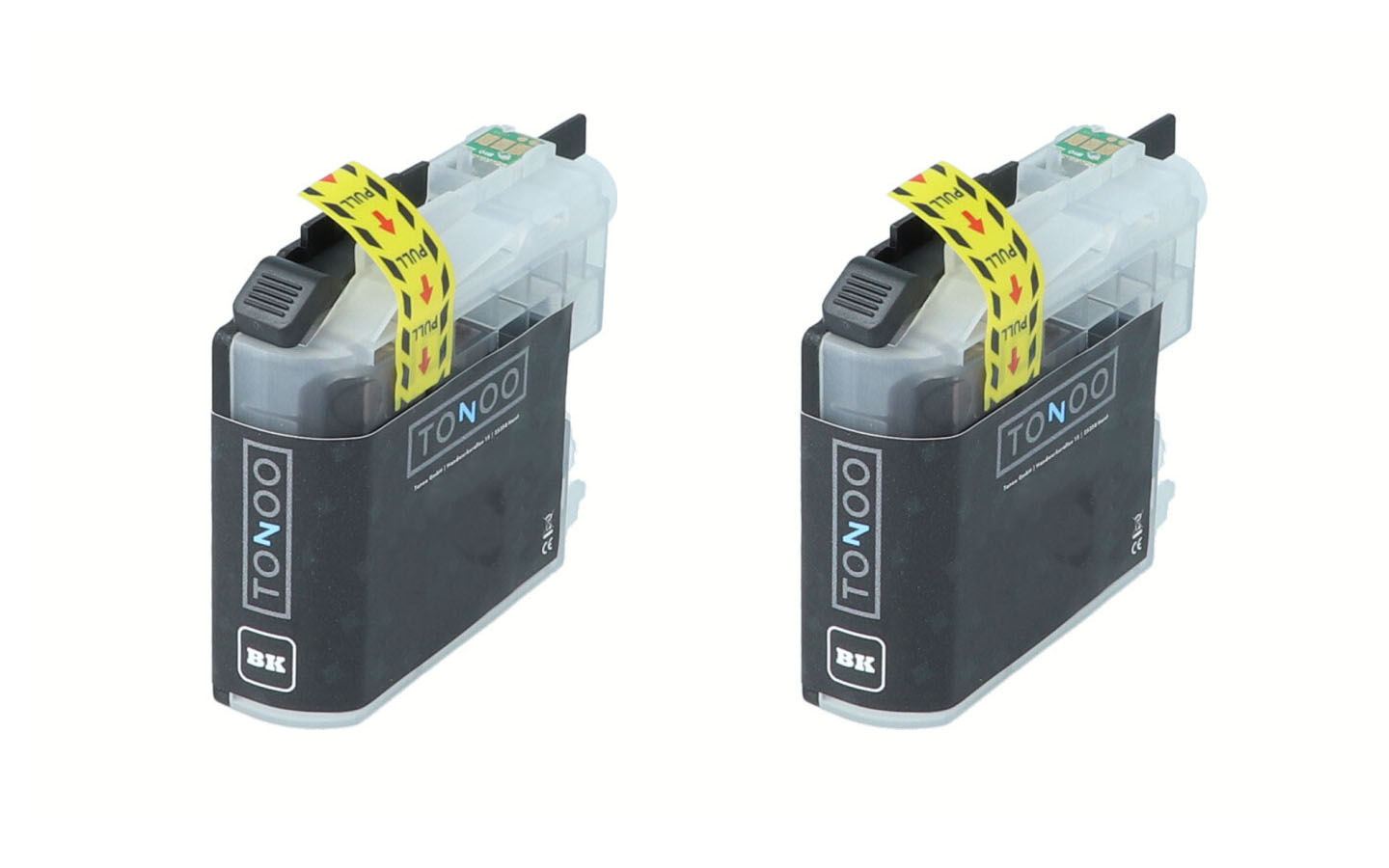 Tonoo® Tinte ersetzt Brother LC123BKBP2DR Schwarz Doppelpack