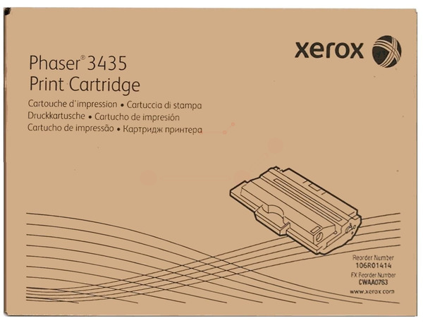 Original XEROX 106R01414 Toner Schwarz