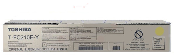 Original Toshiba T-FC210EY | 6AJ00000271 Toner Gelb