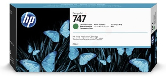 Original HP 747 | P2V84A Tinte Chromatisches Grün