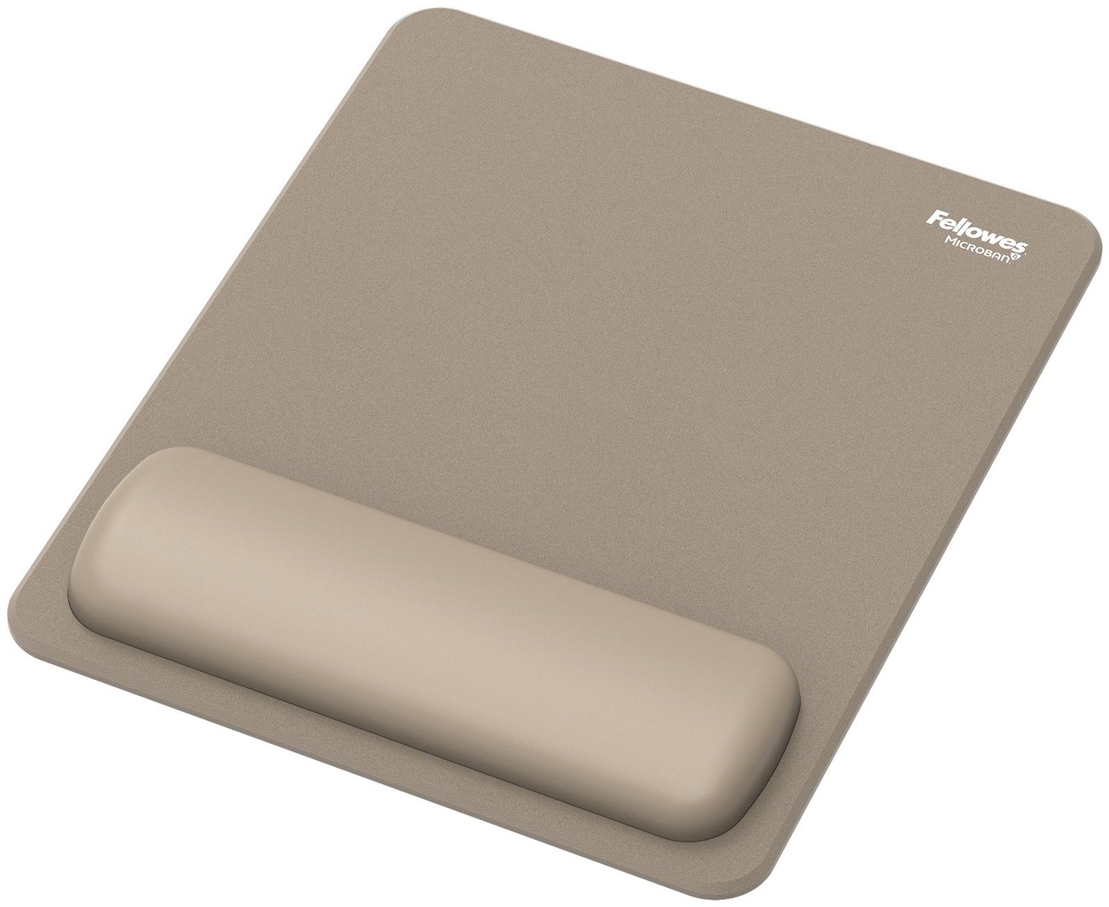Fellowes Breyta Mauspad mit Handballenauflage | 24 × 20 cm | Sand