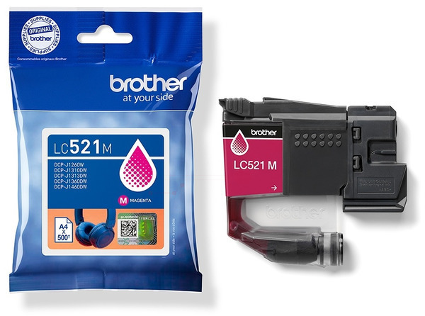 Original Brother LC521M Tintenpatrone Magenta