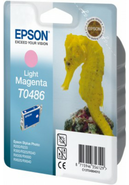 Original Epson T0486 | C13T04864010 Tintenpatrone  light Magenta
