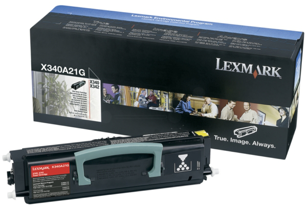 Original Lexmark X340A21G Toner Schwarz