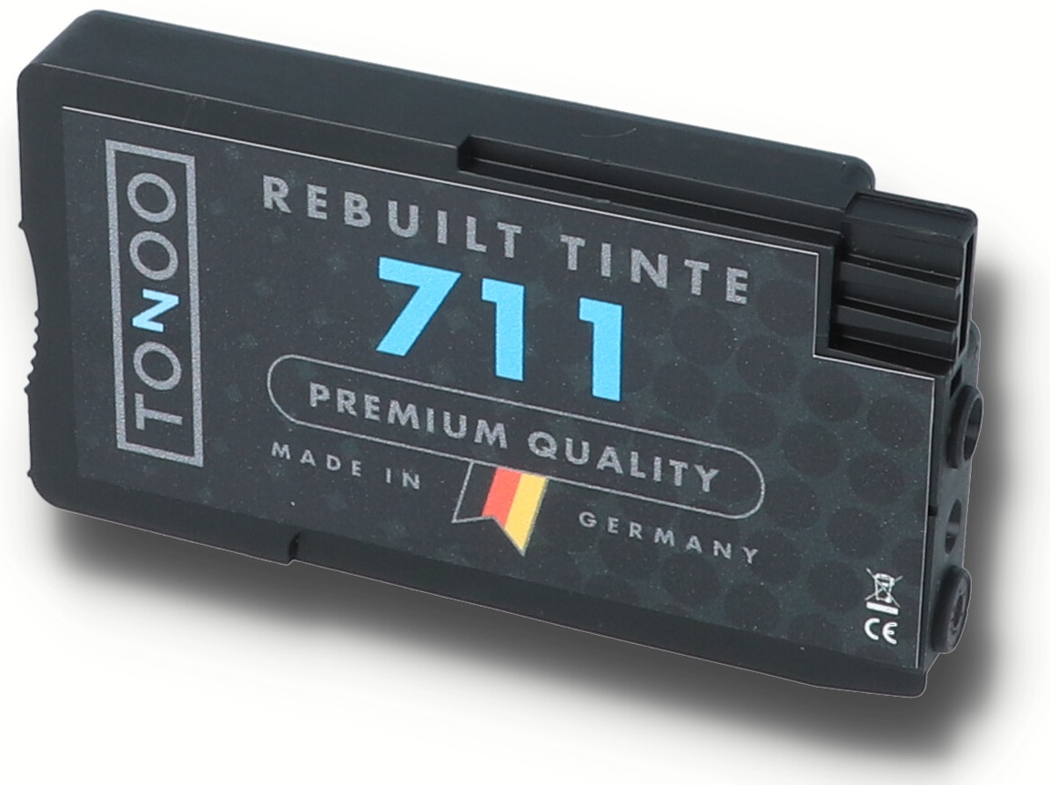 Tonoo® Tinte ersetzt HP 711  | CZ130A Cyan