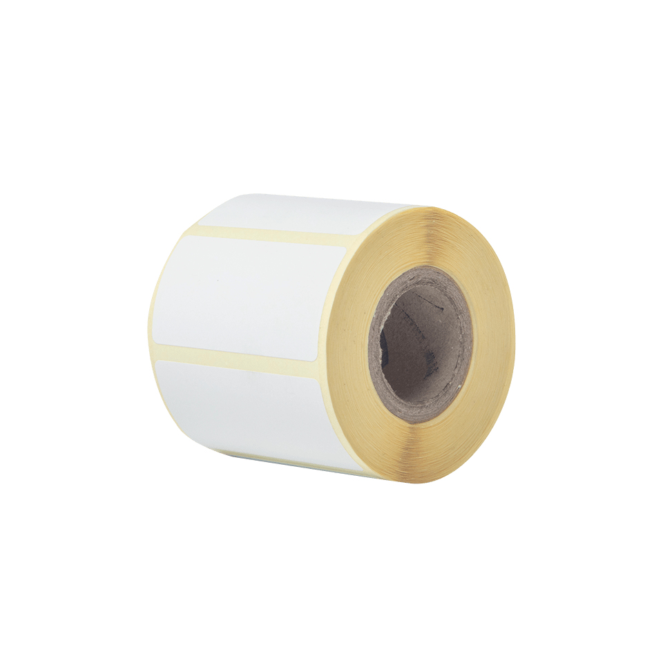Brother Etikettenrolle BDE-1J026051-060 (12 Rollen) | 51x26 mm | Weiß | Papier