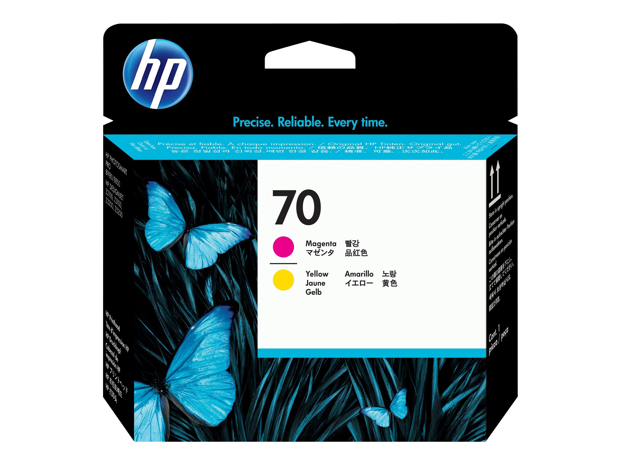 Original HP 70 | C9406A Druckkopf Magenta & Gelb