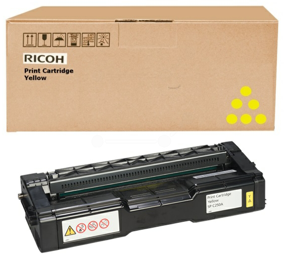 Original Ricoh SPC252HE | 407719 Toner Gelb
