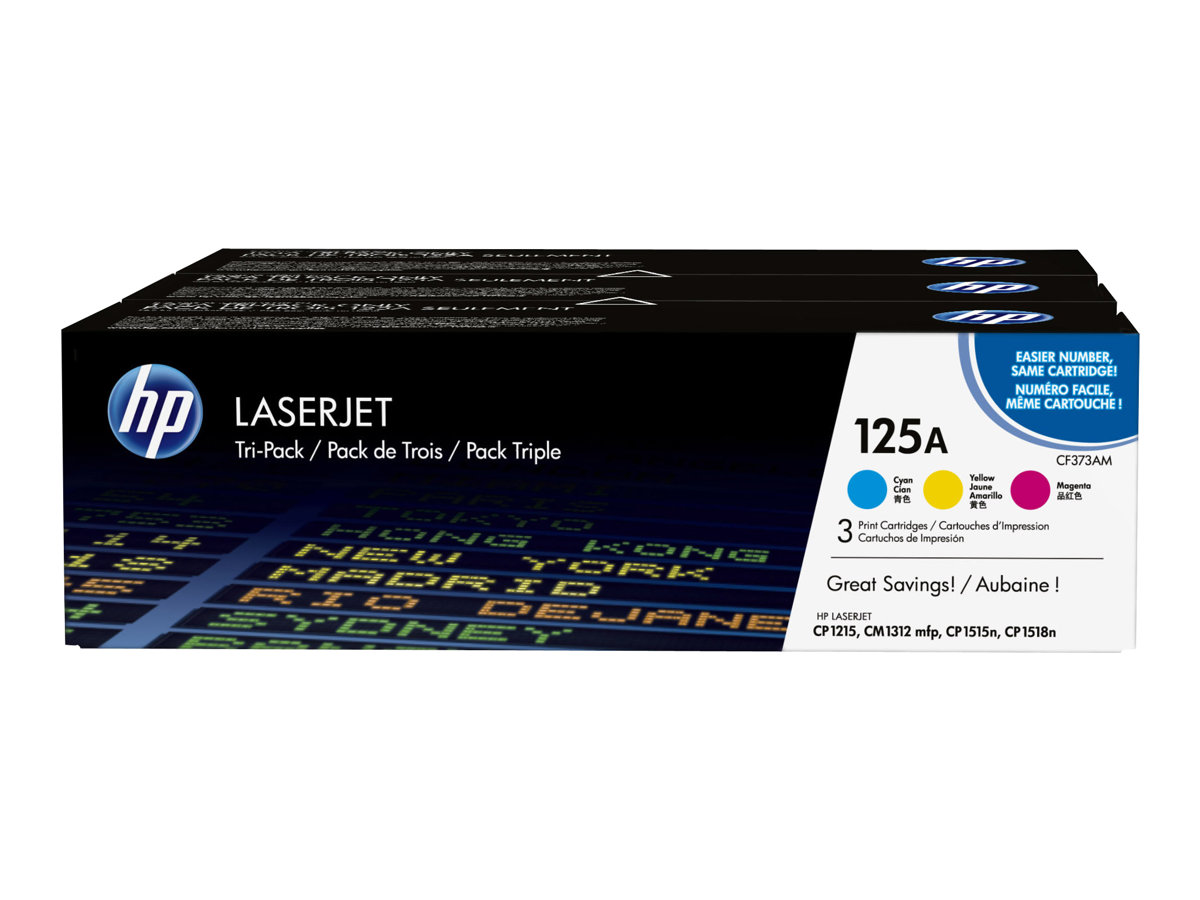 Original HP CF373AM | 125A Toner C/M/Y Spar Set ( B-Verpackung )