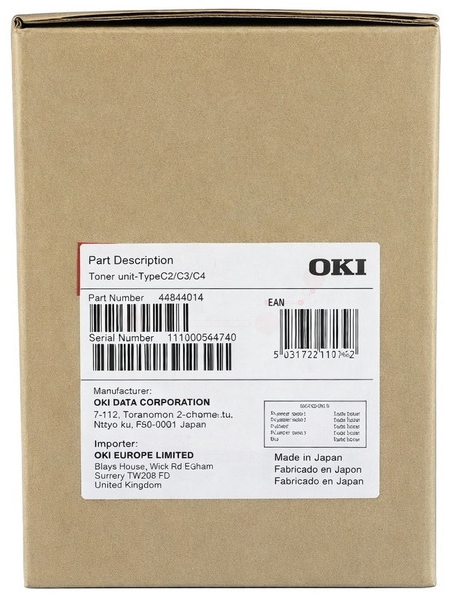 Original OKI 46844014 Toner Schwarz