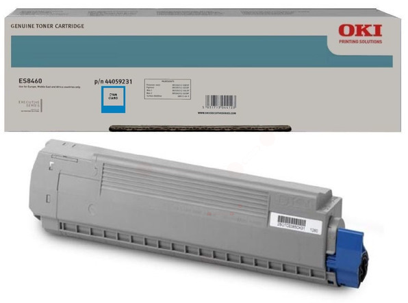 Original OKI 44059231 Toner Cyan