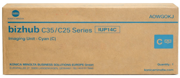 Original Konica Minolta IUP14C | A0WG0KJ Bildtrommel Cyan