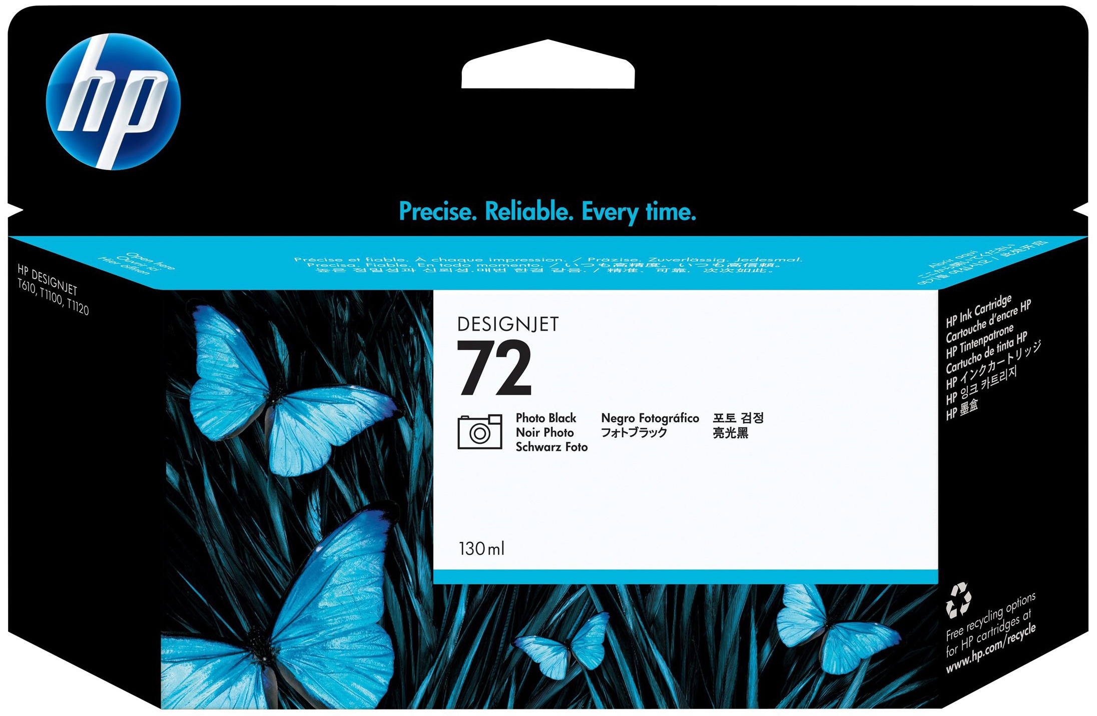 Original HP 72 | C9370A Tinte Foto Schwarz