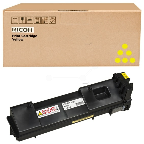 Original Ricoh 407138 Toner Gelb