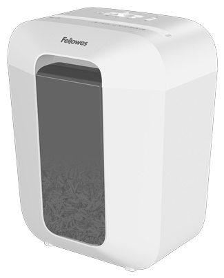 Fellowes Powershred LX50 Aktenvernichter | P-4 Partikelschnitt | 9 Blatt | 17 l | Weiß