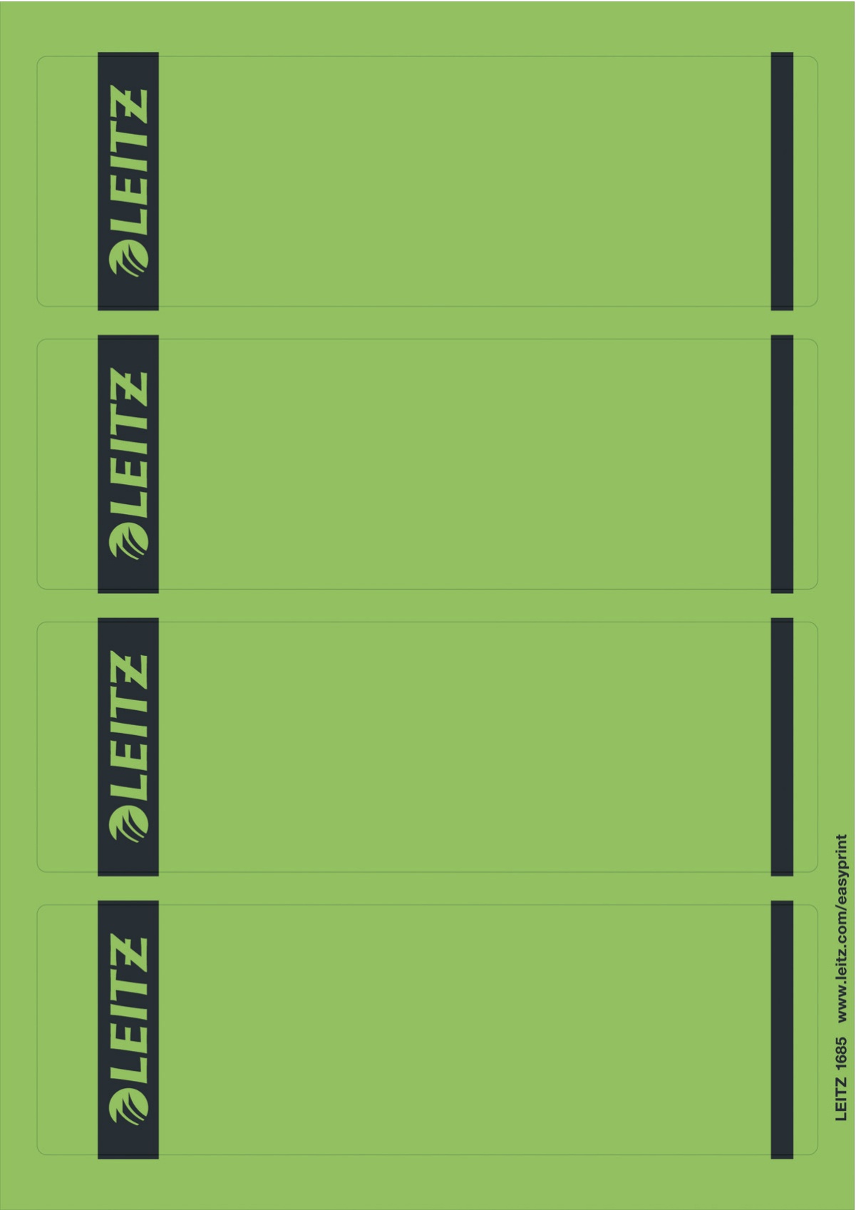 Leitz Ordneretiketten 1685 | Grün | 100er-Pack