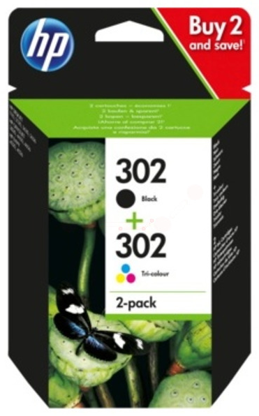 Original HP 302 | X4D37AE Tinte BK/C/M/Y