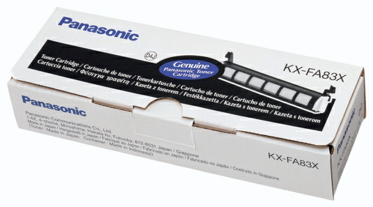 Original Panasonic KXFA83X Toner Schwarz