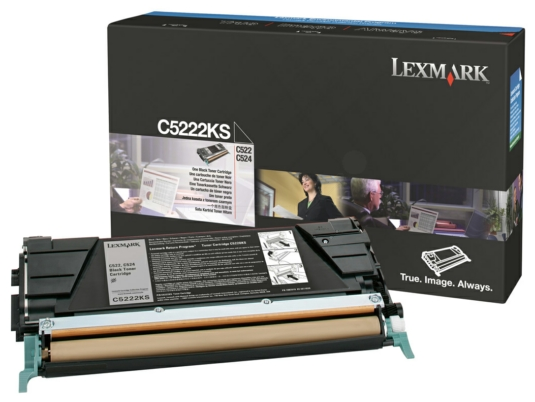 Original Lexmark C5222KS Toner Schwarz