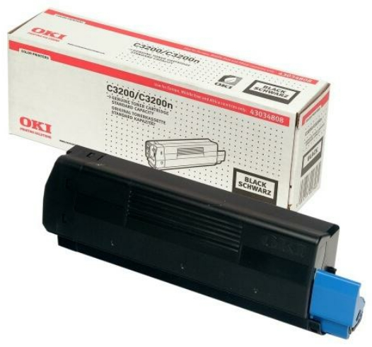 Original OKI 43034808 Toner Schwarz