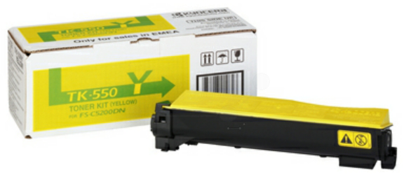 Original Kyocera TK550Y / 1T02HMAEU0 Toner Gelb