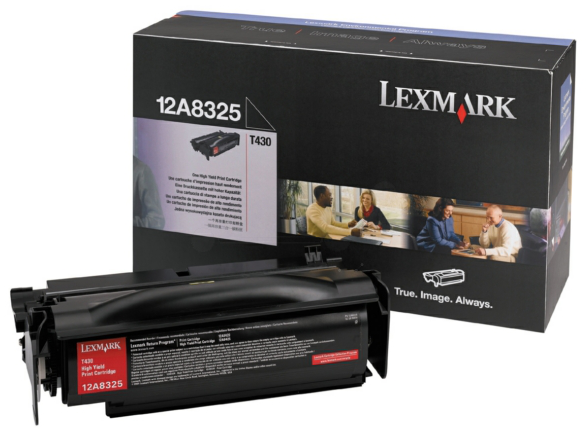 Original Lexmark 12A8325 Toner Schwarz XL