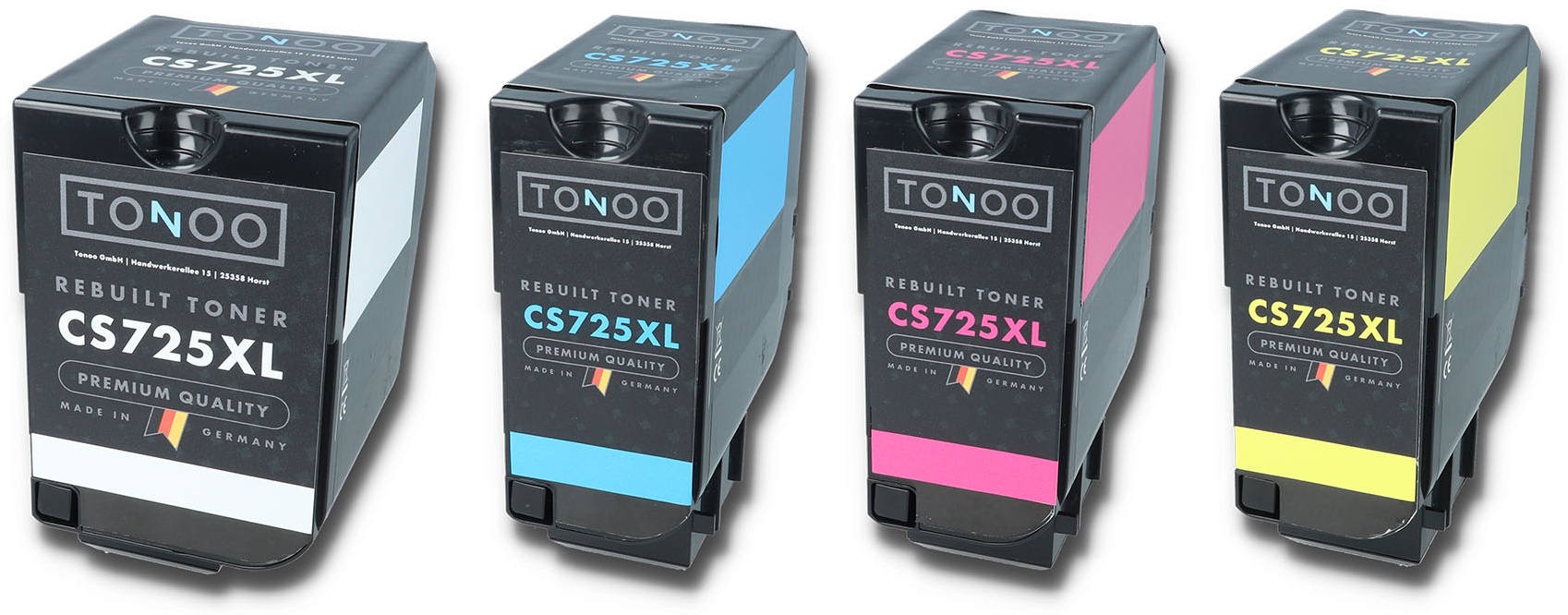 Tonoo® Toner ersetzt Lexmark CS720 | CS725 | CX725 Spar Set XL