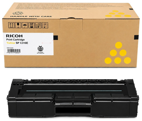 Original Ricoh Type SPC310E | 407639 Toner Gelb