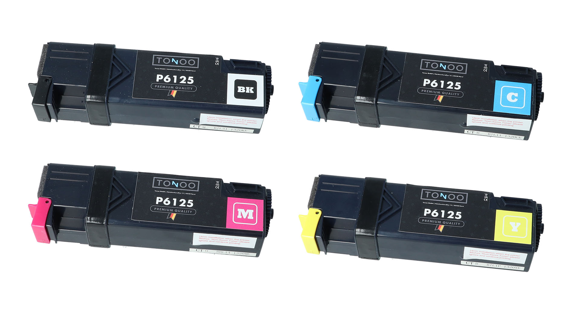 Tonoo® Toner ersetzt Xerox Phaser 6125 | Spar Set