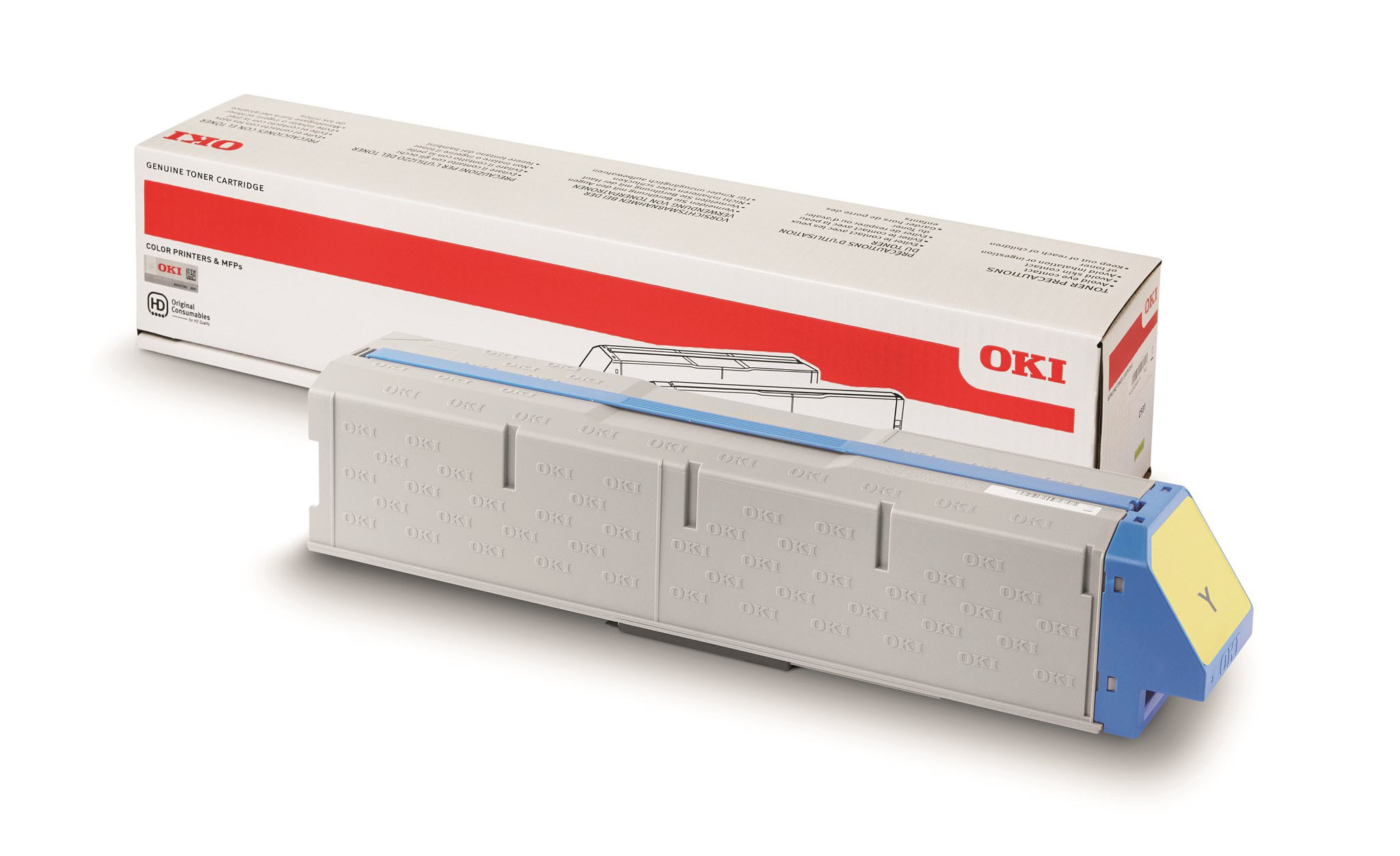 Original OKI 45536509 Toner Gelb