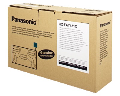 Original Panasonic KXFAT431X Toner Schwarz XL