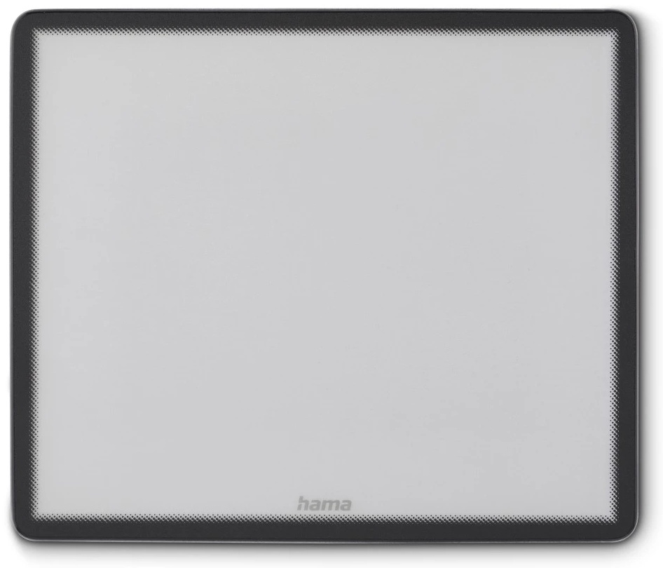 Hama Mauspad | zum Einlegen eigener Fotos | 23 × 20 cm | Kunststoff | Transparent