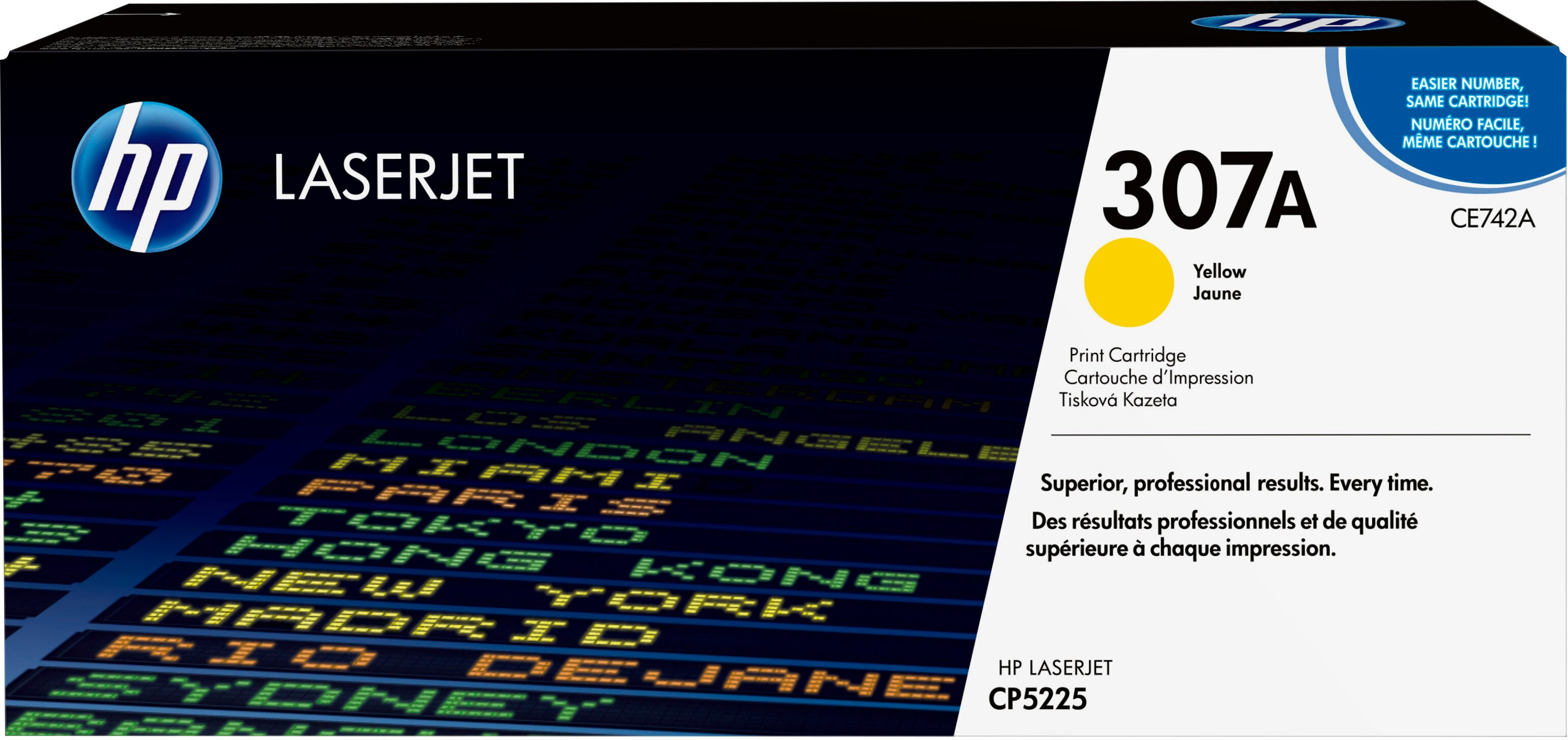 Original HP CE742A | 307A Toner Gelb