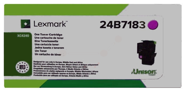 Original Lexmark 24B7183 Toner Magenta