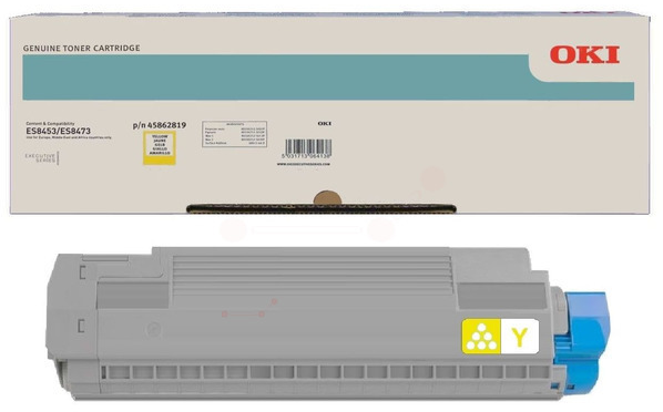 Original OKI 45862819 Toner Gelb