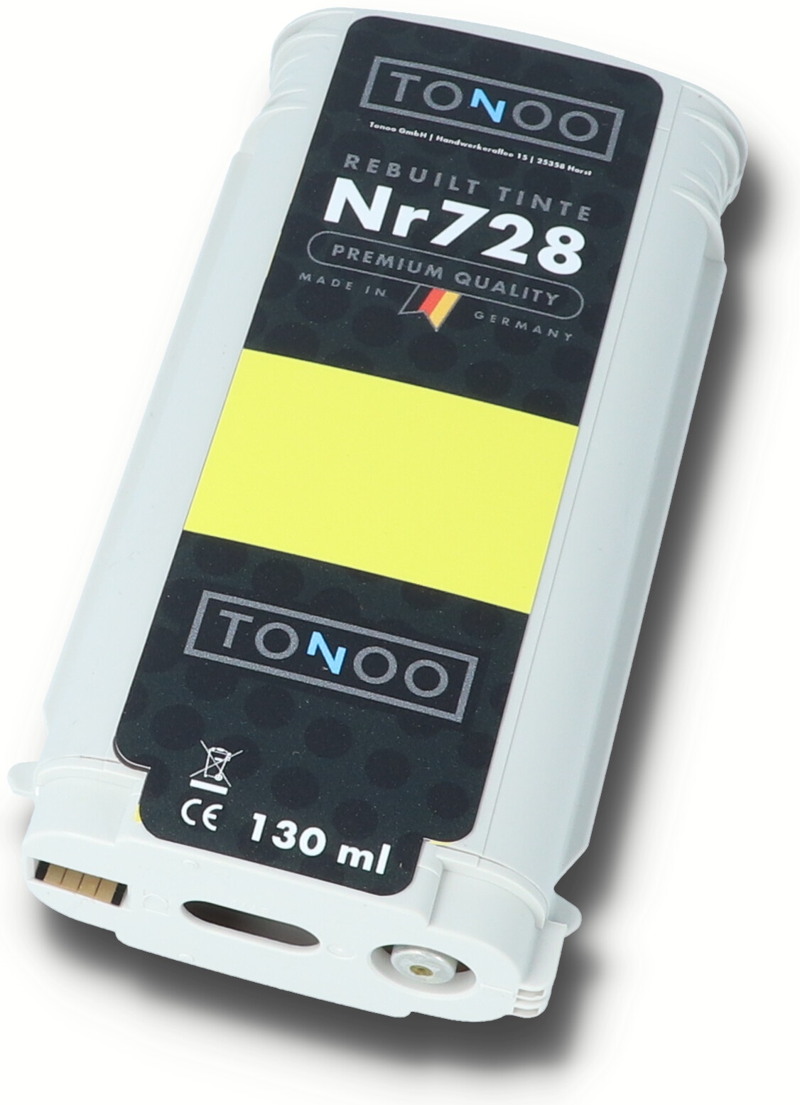 Tonoo® Tinte ersetzt HP 728 | F9J65A Gelb