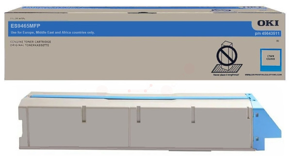 Original OKI 45643511 Toner Cyan